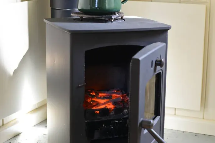 Solid fuel stove installed by Galway Plumbing Solutions